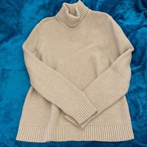 Cream turtleneck